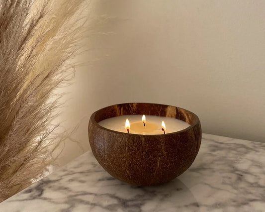 Coconut Shell Soy Wax Candle